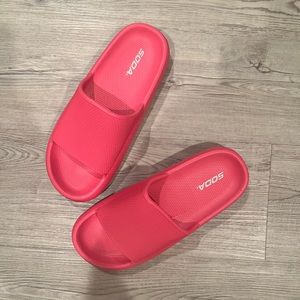 Pink Pillow Slides.